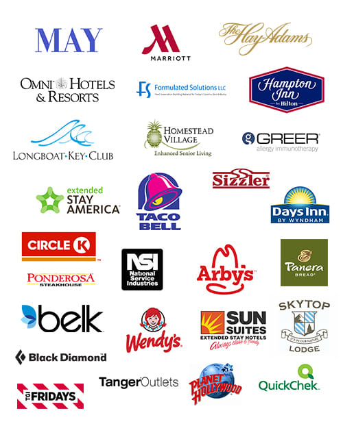 Company logos for cost segregation portfolio