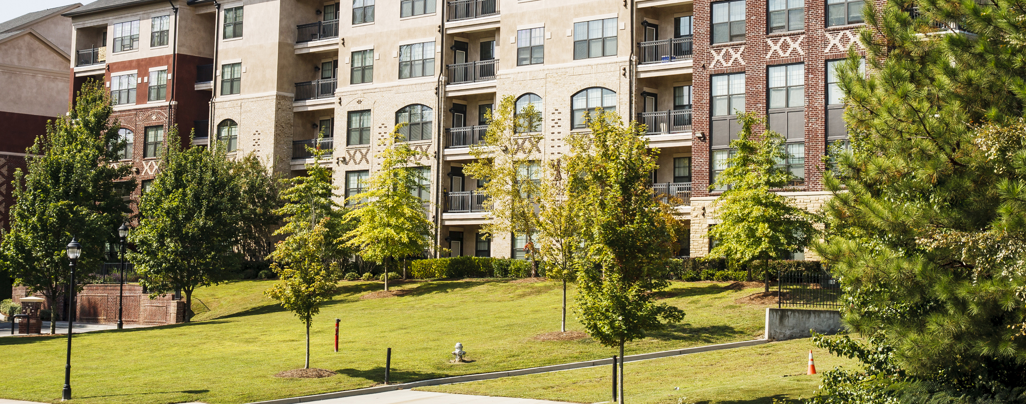 Garden style apartment complex